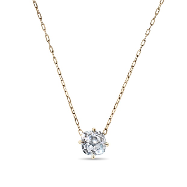 The Mia Cushion Diamond Solitaire Pendant